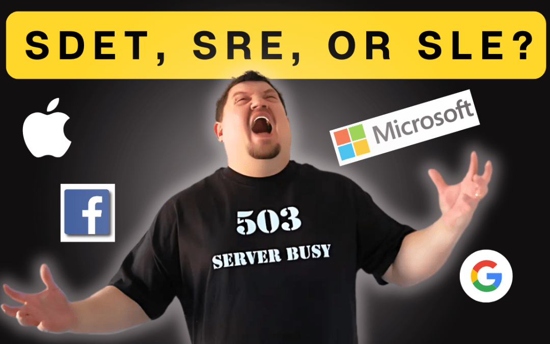 SDET or SRE? How about SLE? Performance Rant Alerts!